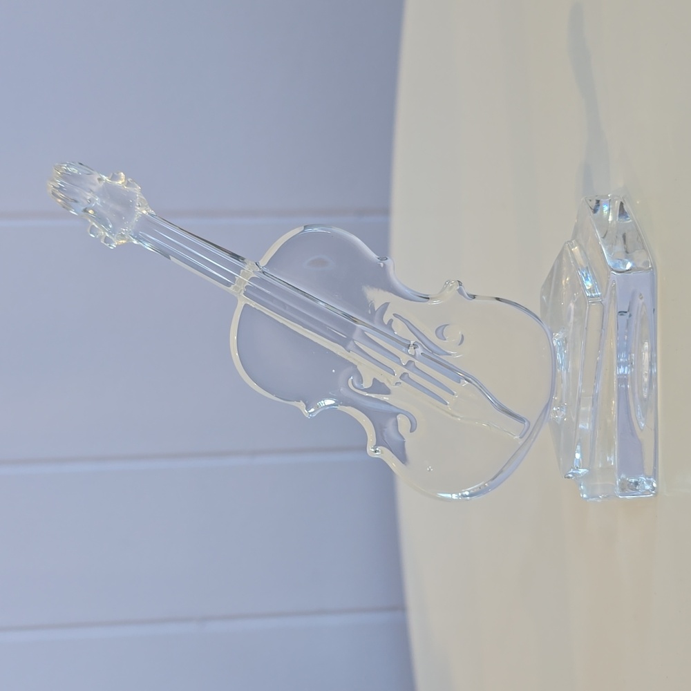 Glass Violin / Viola / Cello / Base Figurine